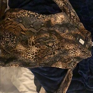 Animal instincts mini dress